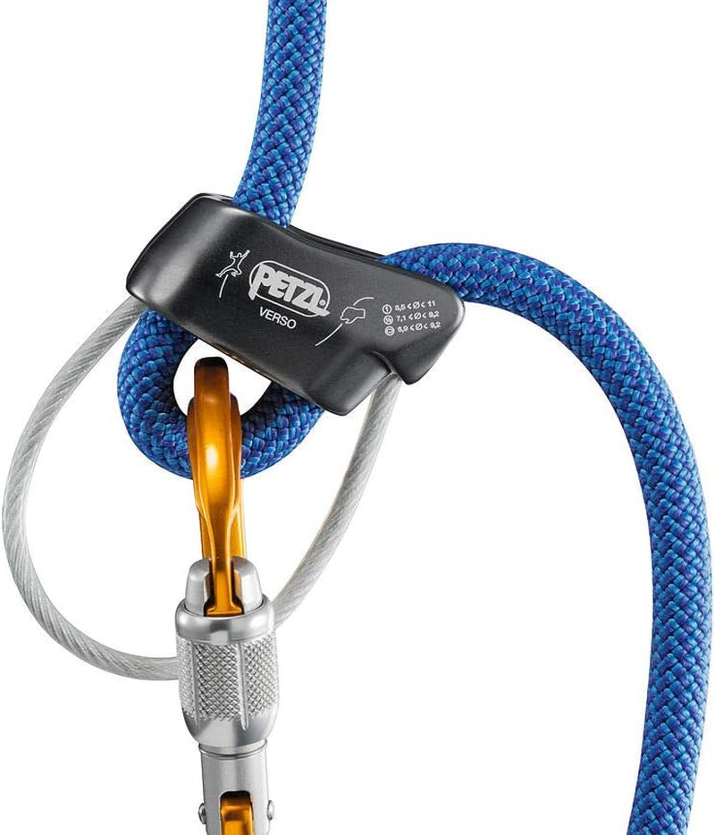 Petzl Verso Belay Device - One or Two Rope Strands